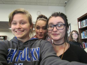 Selfie with friends. From left LaNina Jones, Ashley Summitt, Jennifer Butler, and Krysten French. Taken by LaNina Jones.